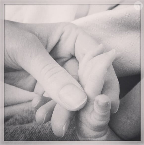 Silvana Lovin et son petit Nicholas - Image issue du compte Instagram de Silvana Lovin, publiée le 24 février 2014