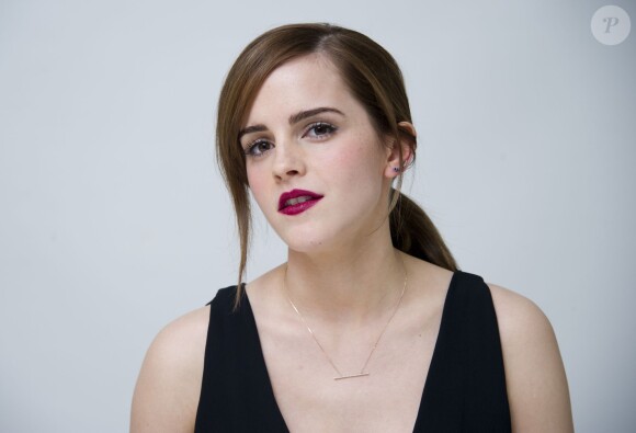 Emma Watson lors de la conférence de presse du film Noé à Beverly Hills le 24 mars 2014.