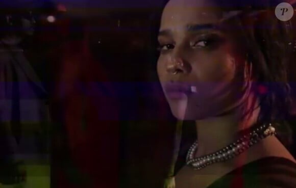 Zoë Kravitz dans "Jimmy Franco", le clip de son groupe LOLAWOLF, dévoilé le 26 mars 2014.