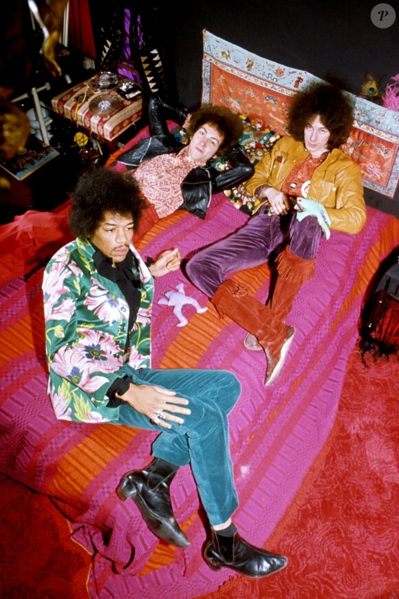 Jimi Hendrix et son groupe The Jimi Hendrix Experience, en 1969.