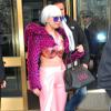 Lady Gaga se promène dans les rues de New York, le 25 mars 2014.