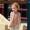 La craquante Haven, 2 ans, passe son samedi après-midi en famille au Coldwater Canyon Park à Beverly Hills. Le 29 mars 2014.