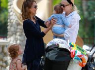 Jessica Alba : Au soleil avec son mari, leurs filles et son filleul, James
