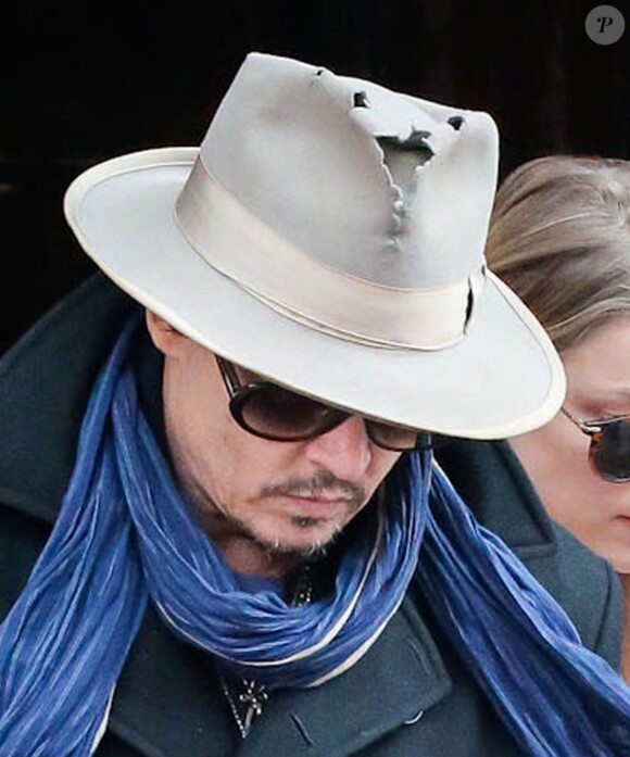 Johnny Depp à New York, le 22 mars 2014