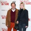 Chantal Ladesou et son mari Michel lors de la l'avant-première du film Salaud on t'aime à l'UGC Normandie sur les Champs-Elysées à Paris le 31 mars 2014.