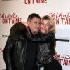 Jean-Marie Bigard et sa femme Lola Marois heureux et très amoureux lors de la l'avant-première du film Salaud on t'aime à l'UGC Normandie sur les Champs-Elysées à Paris le 31 mars 2014.