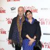 Jean-Claude Carrière et sa femme Nahal Tajadod lors de la l'avant-première du film Salaud on t'aime à l'UGC Normandie sur les Champs-Elysées à Paris le 31 mars 2014.