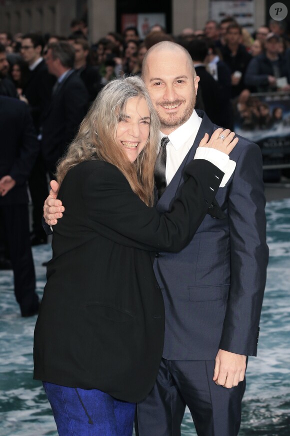 Patti Smith et Darren Aronofsky lors de l'avant-première du film Noé à Londres, le 31 mars 2014.