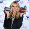 Heidi Klum lors du lancement de la ligne de chaussures DreamWalk de la marque Dr. Scholl à New York, le 2 avril 2014.