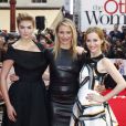 Cameron Diaz, Kate Upton et Leslie Mann lors de la première du film Triple Alliance ("The Other Woman") à Londres le 2 avril 2014.