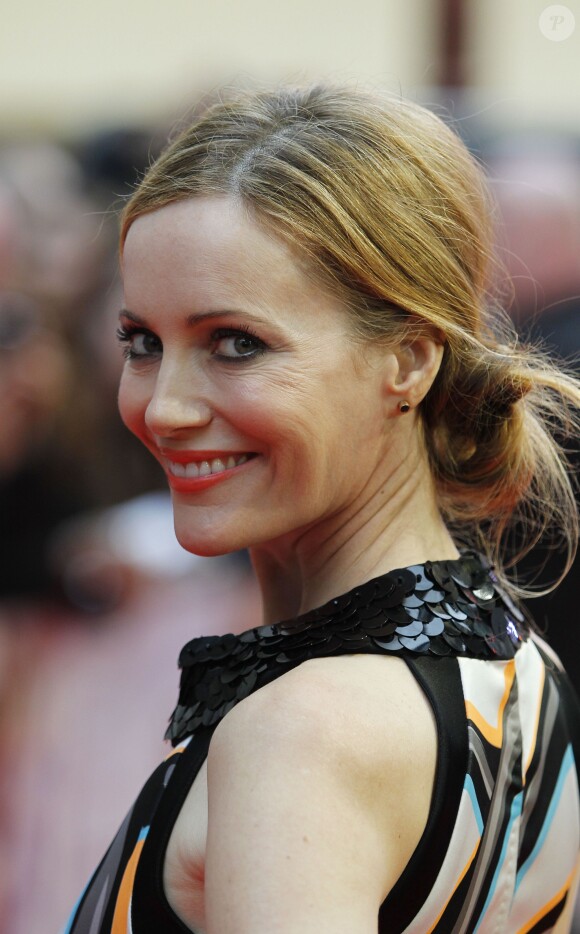 Leslie Mann en Giles lors de la première du film Triple Alliance ("The Other Woman") à Londres le 2 avril 2014.