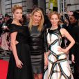 Cameron Diaz, Kate Upton et Leslie Mann lors de la première du film Triple Alliance ("The Other Woman") à Londres le 2 avril 2014.