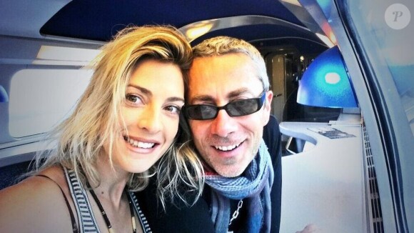 Eve Angeli et son mari Michel, le 14 janvier 2013.
