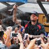 Chris Brown en pleine performance dans l'émission Today à New York. Le 30 août 2013.