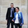 Ségolène Royal, ministre de l'Ecologie, du Développement durable et de l'Energie arrive au palais de l'Elysée à Paris, le 4 avril 2014 pour le premier conseil des ministres du nouveau gouvernement.
