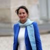 Ségolène Royal, ministre de l'Ecologie, du Développement durable et de l'Energie arrive au palais de l'Elysée à Paris, le 4 avril 2014 pour le premier conseil des ministres du nouveau gouvernement.