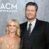 Blake Shelton et sa femme Miranda Lambert à la cérémonie des Academy of Country Music Awards à Las Vegas, le 6 avril 2014.