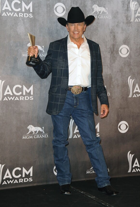 George Strait à la cérémonie des Academy of Country Music Awards à Las Vegas, le 6 avril 2014.
