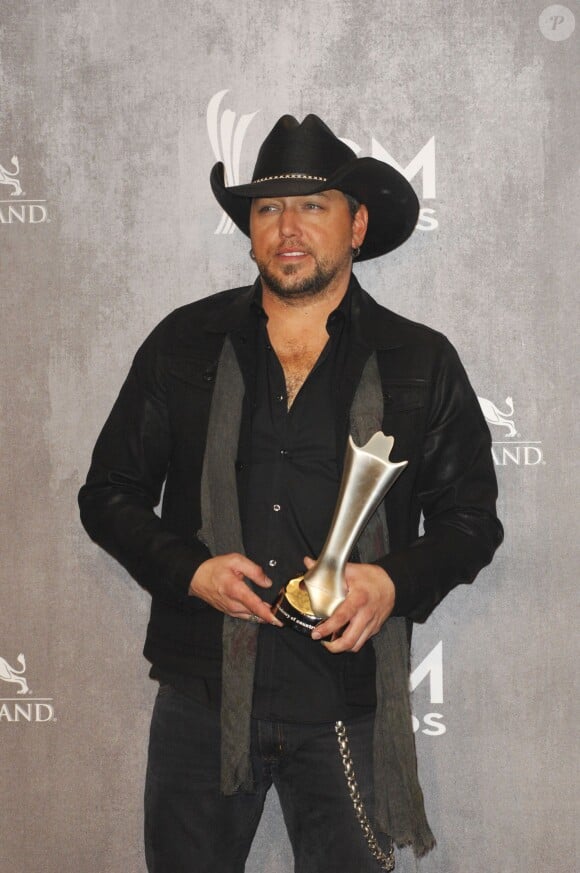 Jason Aldean à la cérémonie des Academy of Country Music Awards à Las Vegas, le 6 avril 2014.