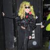 Lady Gaga arrive au Roseland Ballroom pour son dernier concert à New York, le 7 avril 2014. 