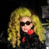 Lady Gaga arrive au Roseland Ballroom pour son dernier concert à New York, le 7 avril 2014.