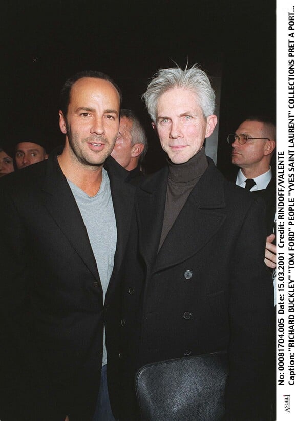 Richard Bucley et Tom Ford en 2001