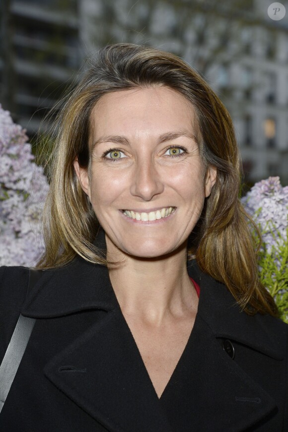 Anne-Claire Coudray lors de la soirée du prix de la Closerie des Lilas 2014 à Paris, le 8 avril 2014.