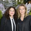 Karine Tuil et Amanda Sthers lors de la soirée du prix de la Closerie des Lilas 2014 à Paris, le 8 avril 2014.