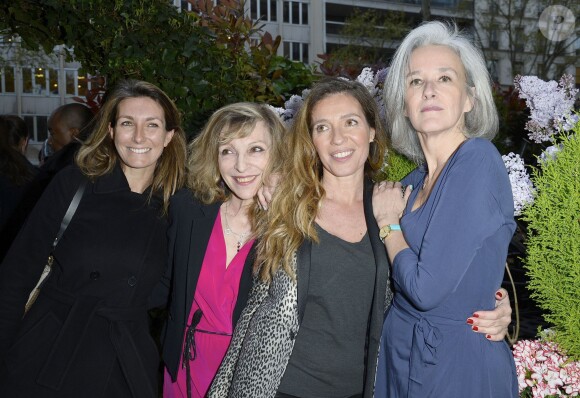 Anne-Claire Coudray, Carole Chrétiennot et Tatiana de Rosnay lors de la soirée du prix de la Closerie des Lilas 2014 à Paris, le 8 avril 2014.