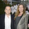 Yuri Buenaventura et Carole Chrétiennot lors de la soirée du prix de la Closerie des Lilas 2014 à Paris, le 8 avril 2014.