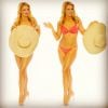 Melissa Joan Hart s'expose en bikini dans la campagne promo de la marque Nutrisystem, le 9 avril 2014.