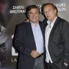 Paul Amar et Alexandre Arcady lors de l'avant-première du film "24 jours" au cinéma Gaumont Marignan à Paris, le 10 avril 2014