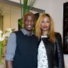 Exclusif - Zoumana Camara et sa femme Awa - Soirée d'ouverture du C White, à Paris, le 10 avril 2014.
