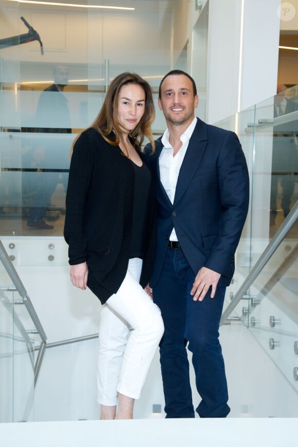 Exclusif - Vanessa Demouy et Stéphane Demouy - Soirée d'ouverture du C White, à Paris, le 10 avril 2014.