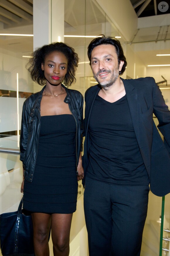 Exclusif - Aïssa Maïga, Olivier Sitruk - Soirée d'ouverture du C White, à Paris, le 10 avril 2014.