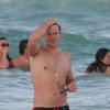Lee Ryan du groupe Blue à Miami, le 25 juin 2013, profitant d'une journée à la plage.