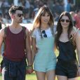 Joe Jonas et sa petite amie Bianda profitent du beau temps à Indio, à l'occasion du Festival de Coachella, le vendredi 11 avril 2014.