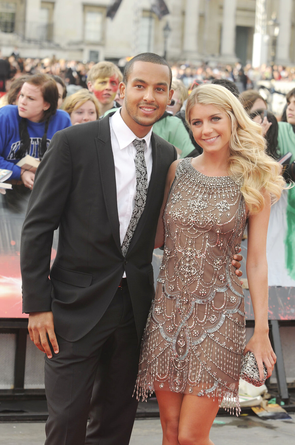 Photo : Theo Walcott et sa compagne à la première du dernier volet de