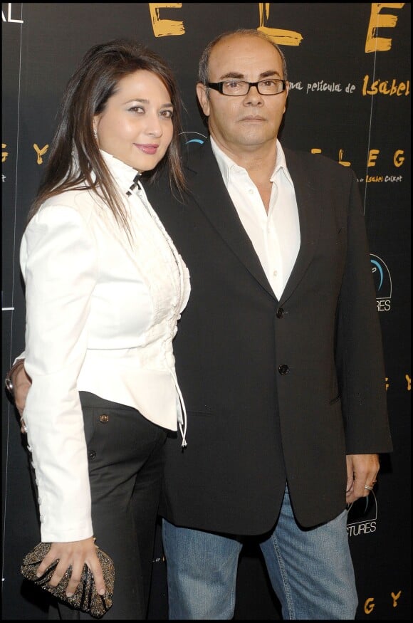 Eduardo Cruz et sa femme Carmen à Madrid le 16 avril 2008.