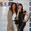 Noémie Lenoir et Ornella Damperon - Soirée "SEP'Arty" au Théatre du Gymnase à Paris, organisée par Ornella Damperon au profit des malades de la sclérose en plaques, le 14 avril 2014.