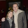 Patrick de Carolis et sa femme Carol-Anne lors du concert de Chico & The Gypsies à l'Olympia à Paris, le 15 avril 2014.