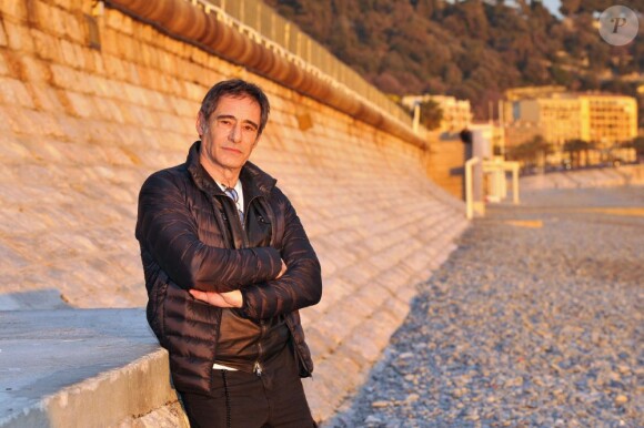 Gérard Lanvin à Nice pour la promotion du film Amitiés Sincères le 15 janvier 2013