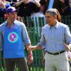 Barack Obama et sa femme Michelle Obama ont lancé la traditionnelle chasse aux oeufs dans les jardins de la Maison Blanche, le 21 avril 2014.