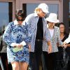 Kris et Bruce Jenner, et Mary Jo Shannon (mère de Kris Jenner) quittent une église à Agoura Hills. Le 20 avril 2014.