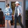 Kris Jenner quitte une église à l'issue de la messe de Pâques avec son (ex ?) mari Bruce Jenner. Agoura Hills, le 20 avril 2014.
