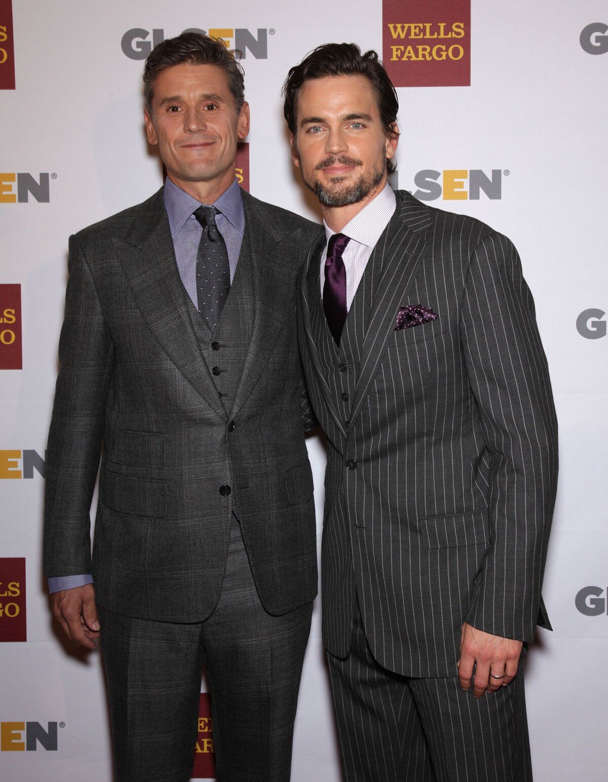 Photo : Matt Bomer et Simon Halls au 8e annual GLSEN Respect Awards au  Beverly Hills Hotel de Los Angeles, le 5 octobre 2012. - Purepeople