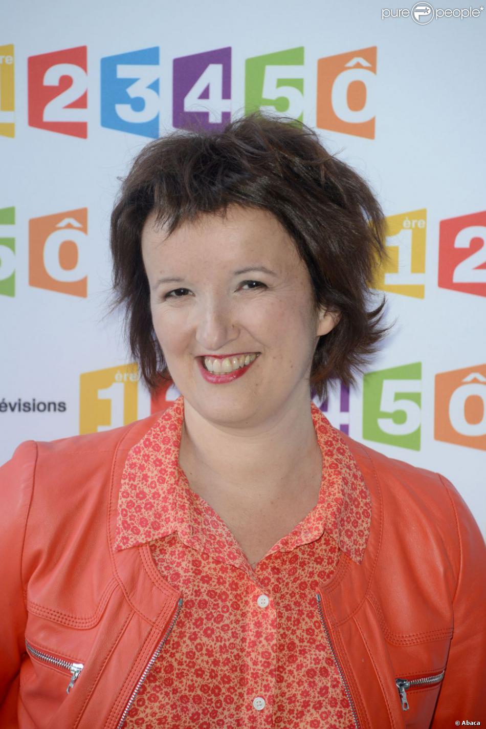 L&#039;humoriste Anne Roumanoff à Paris, le 28 août 2012.