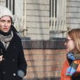  Jodie Foster et son amoureuse Alexandra Hedison dans les rues de New York le 19 janvier 2014 