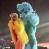 Miley Cyrus en concert lors de sa tournée "Bangerz" au "Rogers Arena" à Vancouver, le 14 février 2014.