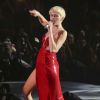 Miley Cyrus en concert lors de sa tournée "Bangerz" au "Rogers Arena" à Vancouver (Canada) le 14 février 2014.